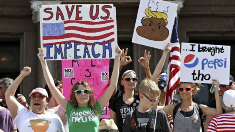 Miles en las calles contra Trump