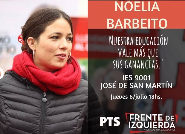 Noelia Barbeito debatirá con los estudiantes en el IES de San Martín