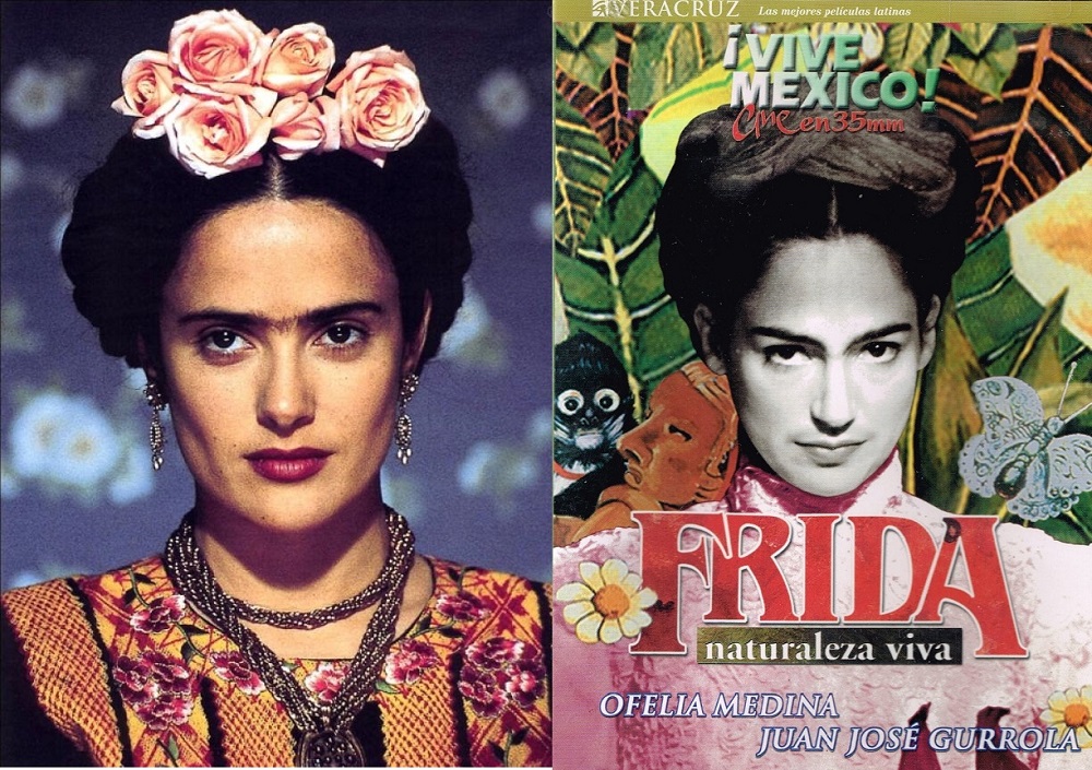 Dos versiones cinematográficas sobre la vida de la pintora Frida Kahlo