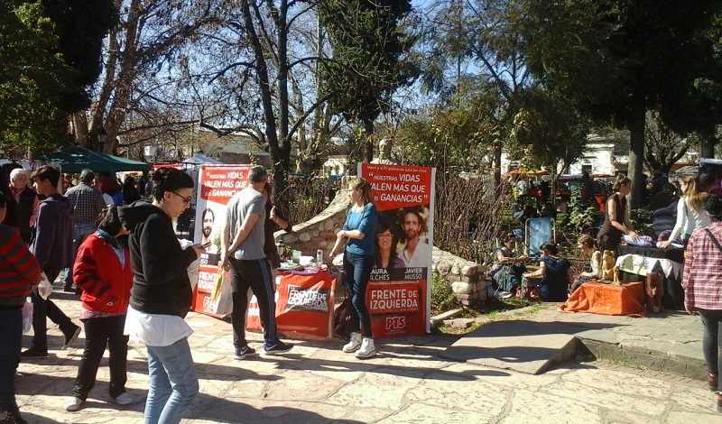 Córdoba: gran campaña del PTS en el Frente de Izquierda en traslasierra