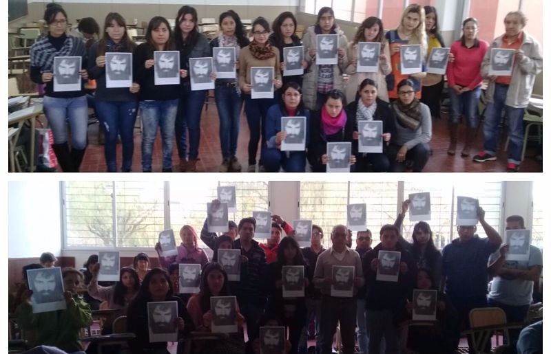 Universidad de Salta: campaña por aparición con vida de Santiago Maldonado