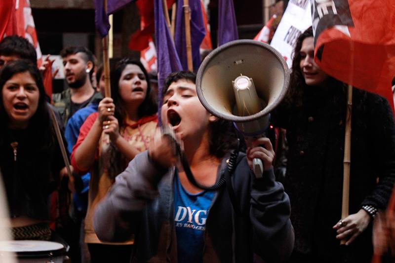 Que los jóvenes no se callen ante el avance represivo