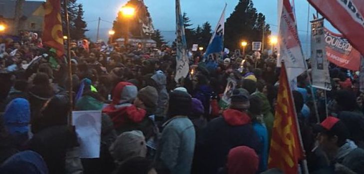 Bariloche se sumó a la marcha nacional por la aparición de Santiago Maldonado