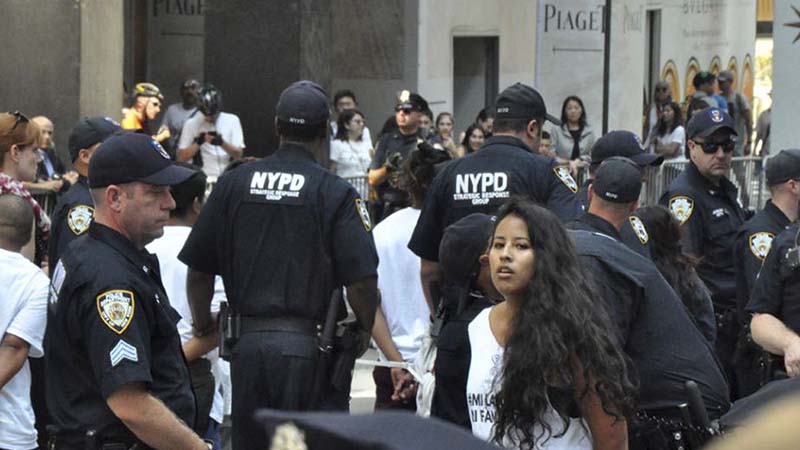 Nueve mexicanos arrestados en Trump Tower, Nueva York