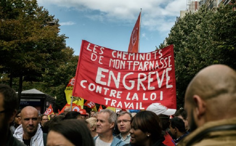 Nueva huelga y jornada de lucha en Francia: ¡Abajo la reforma laboral XXL!