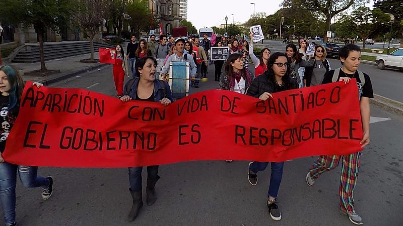 Caso Maldonado: en Tres Arroyos también se pidió la renuncia de Bullrich