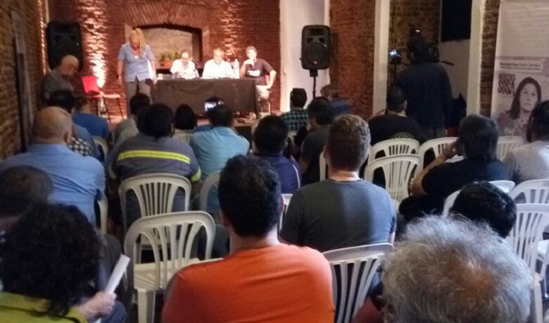 Charla sobre la reforma laboral organizada por la AGTSyP