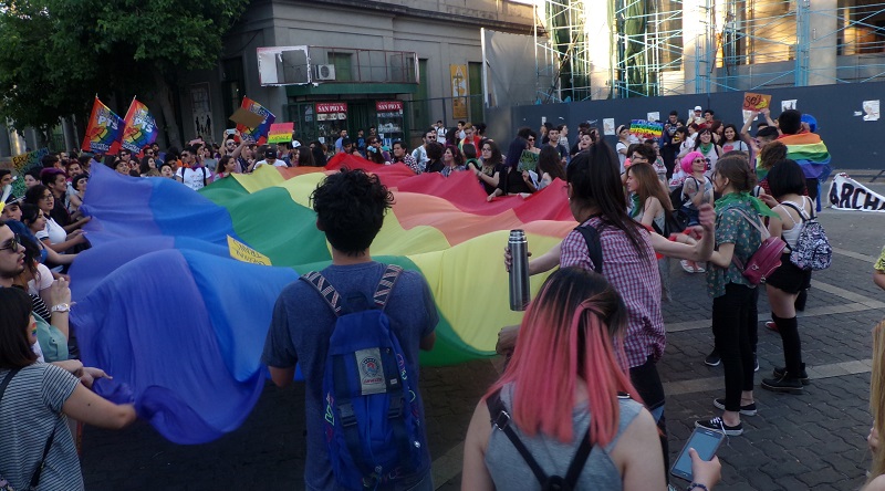 San Luis: cientos coparon las calles en la Marcha del Orgullo