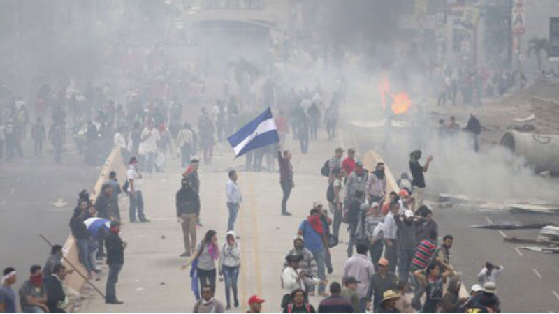 Van siete muertos a manos del ejército en Honduras