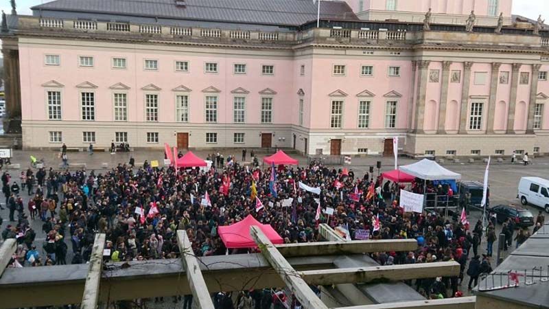 Gran jornada de huelga en las universidades de Berlín