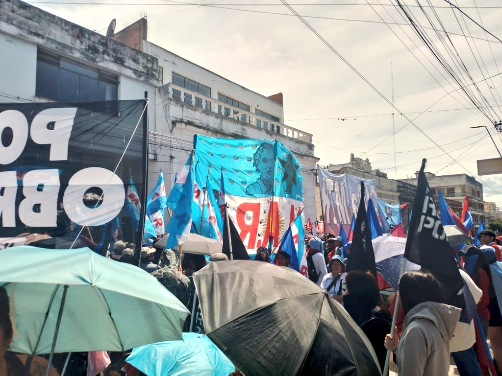 En Jujuy también se movilizó contra el recorte del Potenciar Trabajo 