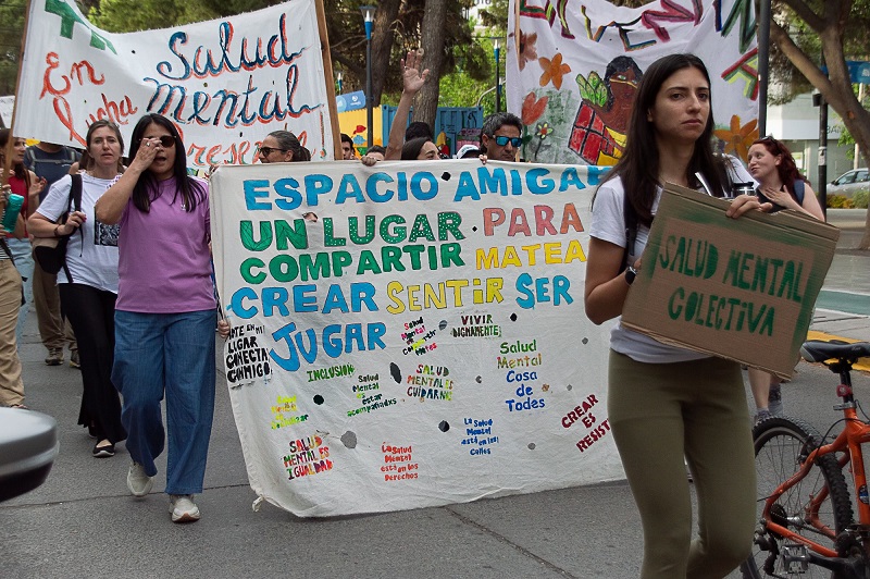 Festival y marcha por el derecho a la salud mental en Neuquén