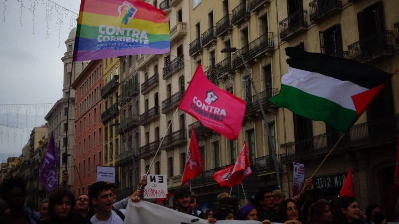 Elecciones Universitat de Barcelona | Contracorrent – Pa i Roses: por un movimiento estudiantil antiimperialista con la clase trabajadora, contra el rearme y el genocidio en Palestina