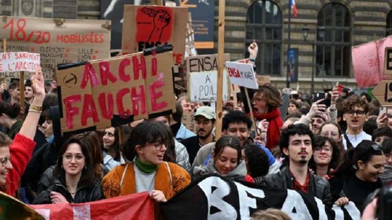 ¡Viva la lucha de los trabajadores y la juventud en Francia! ¡Libertad a todxs lxs detenidxs!