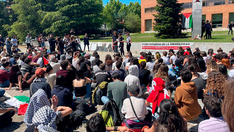 Aumentan los campamentos por Palestina en las universidades del Estado español