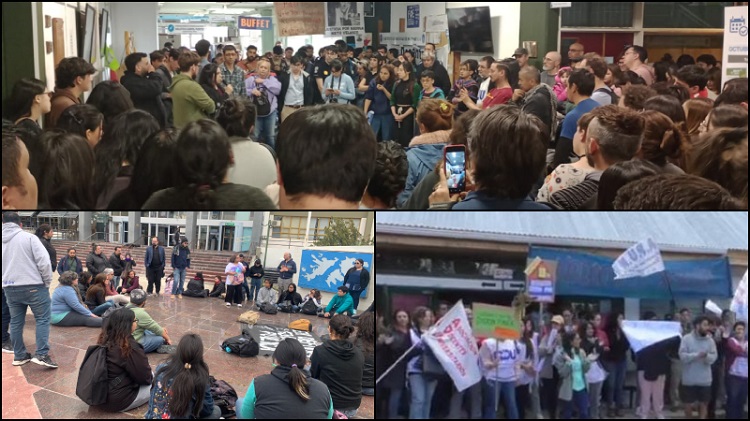 Chubut: Crece la rebelión estudiantil con asambleas y acciones en cada sede de la UNPSJB