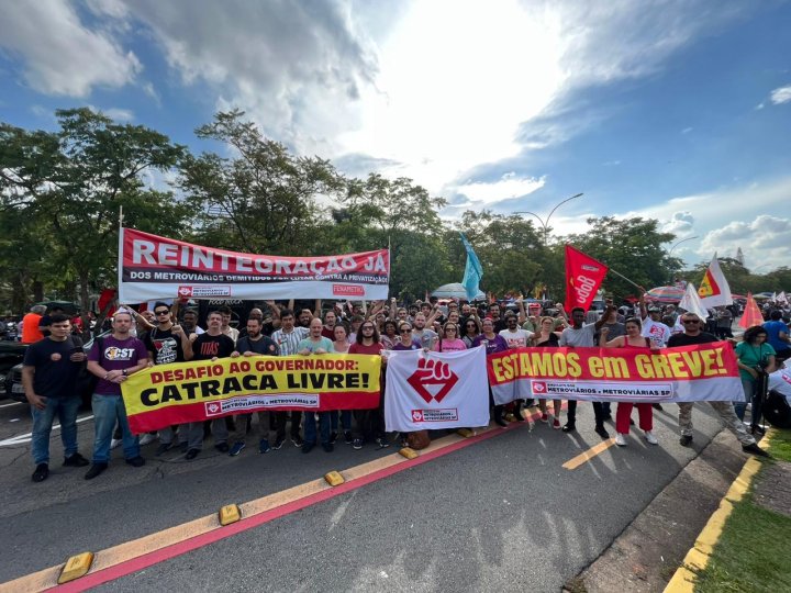 Trabajadores del metro de San Pablo: gran ejemplo de lucha en la huelga unificada contra las privatizaciones 