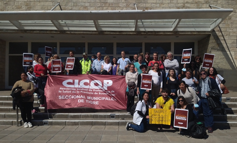 Tigre: trabajadores municipales de la salud comienzan un paro por 72 horas