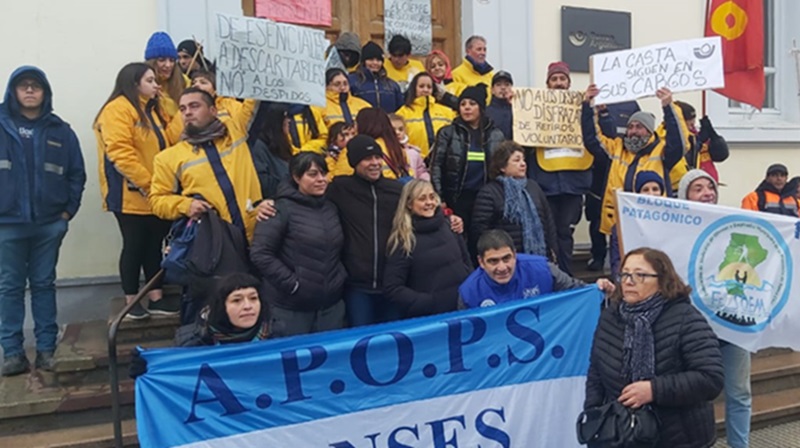 Río Gallegos: gremios se solidarizaron con los trabajadores del Correo Argentino