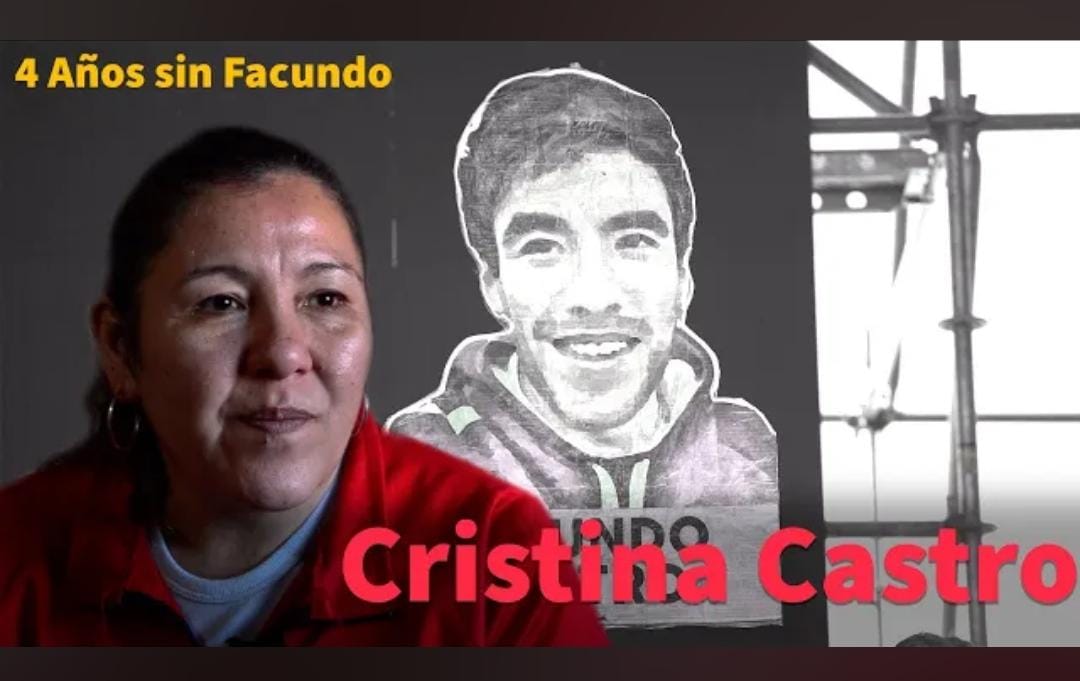 Cristina Castro, madre de Facundo: “Estoy hermanada con todos los familiares de desaparecidos”