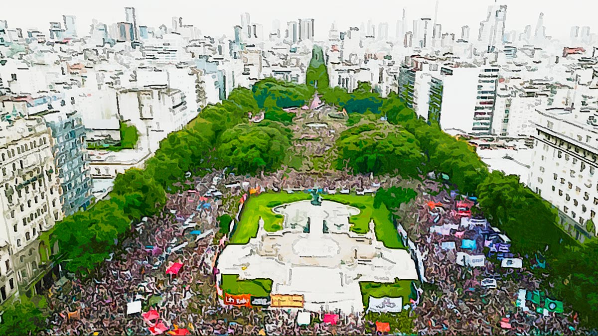 8M: contra Milei, el “salón de las mujeres” fueron las calles