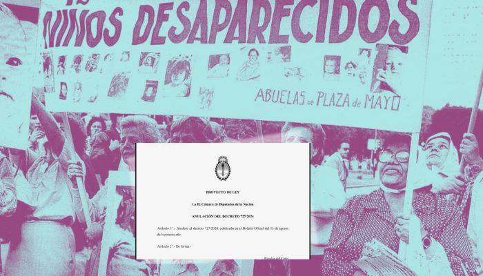 Ante la disolución del organismo de búsqueda de hijos, la izquierda reclama en diputados la anulación del decreto de Milei