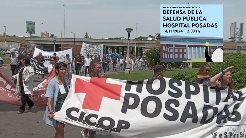 Hospital Posadas: trabajadores convocan una ronda para defender la salud pública 