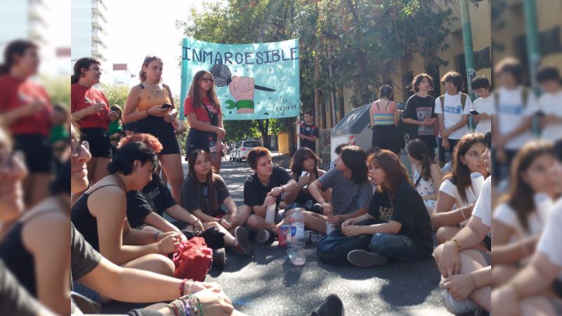 La Plata: estudiantes de La Legión reclaman ventiladores para estudiar en condiciones