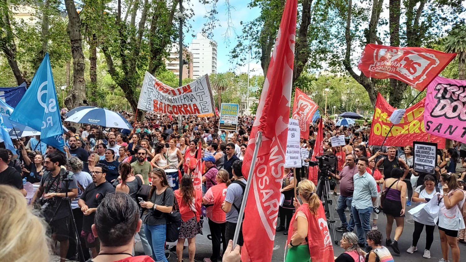 Santa Fe: acatamiento total del paro de Amsafe 