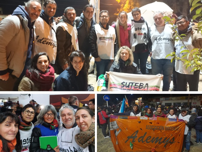  Desde Jujuy: docentes solidarios con la lucha del pueblo 