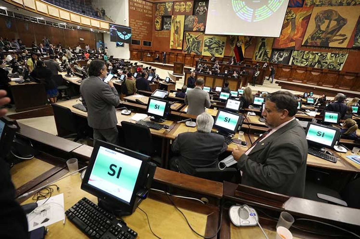 El parlamento de Ecuador votó avanzar con el juicio político al presidente Lasso