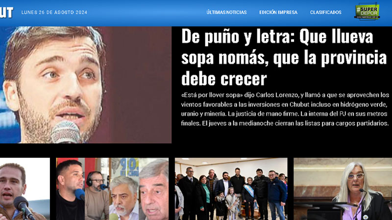 Diario oficialista El Chubut lanza feróz campaña pro-minera