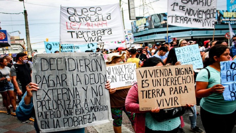 Vecinos del barrio 1 de noviembre movilizarán a la Municipalidad de La Matanza:"Tierra para vivir"