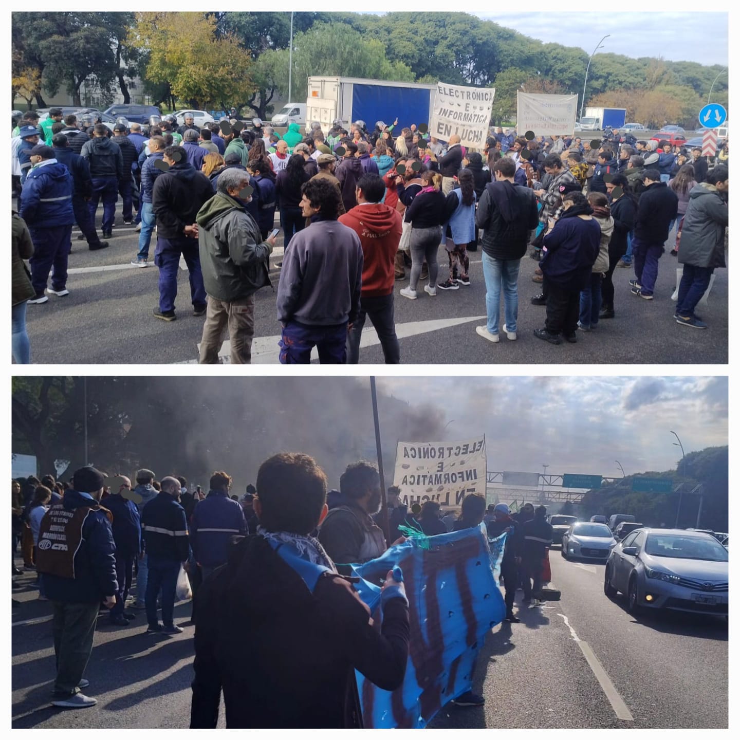 Trabajadores del INTI se plantaron contra los despidos y la represión en la General Paz