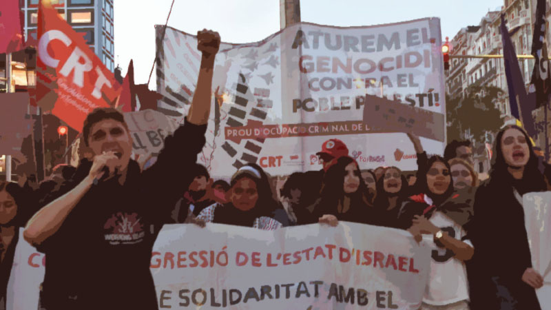 Sindicatos y organizaciones sociales y políticas del Estado español llaman a huelga en solidaridad con Palestina