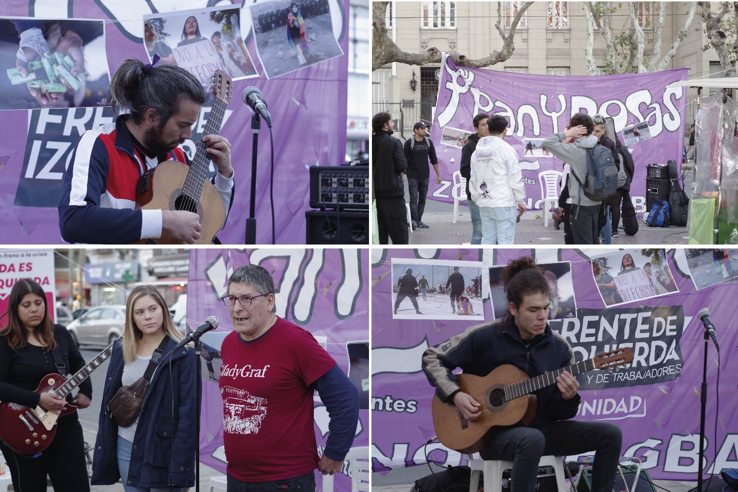 En apoyo al pueblo jujeño, artistas y referentes del PTS/FITu expresaron su solidaridad