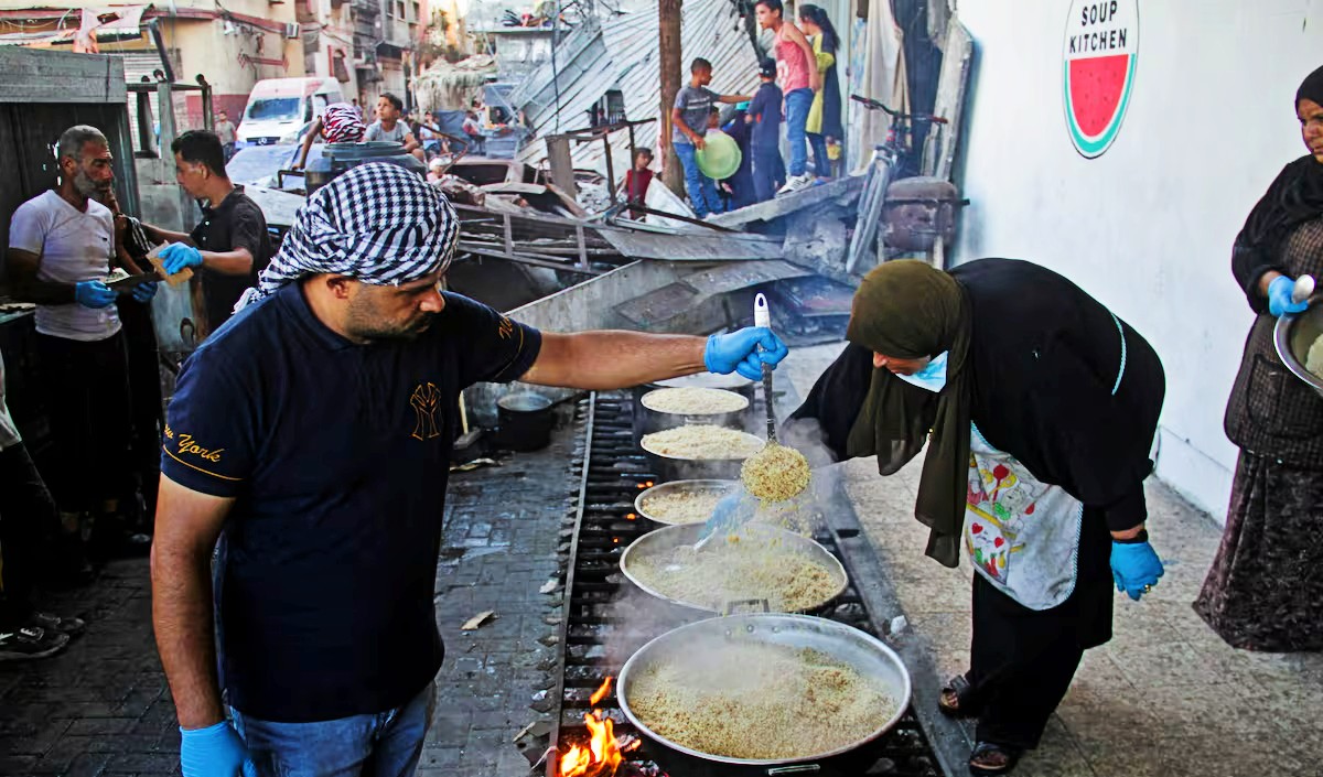 Una pantalla a la vida en Gaza