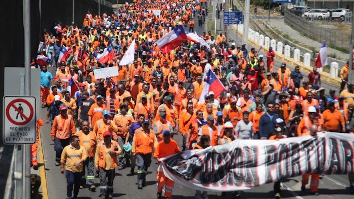 Constituyentes de la derecha chilena apuntan contra el derecho a huelga