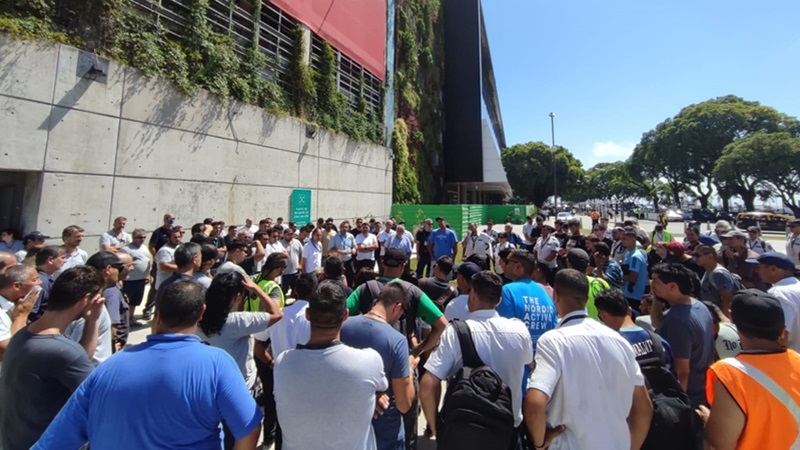 Asamblea por despidos en GPS junto a trabajadores de Aerolíneas, Intercargo y el sindicato APA