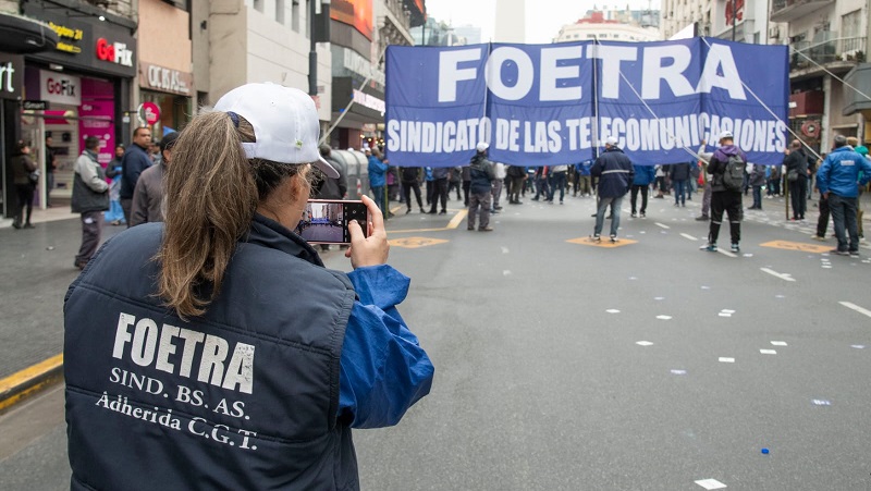 Telecomunicaciones: “En Foetra el paro va ser fuerte”