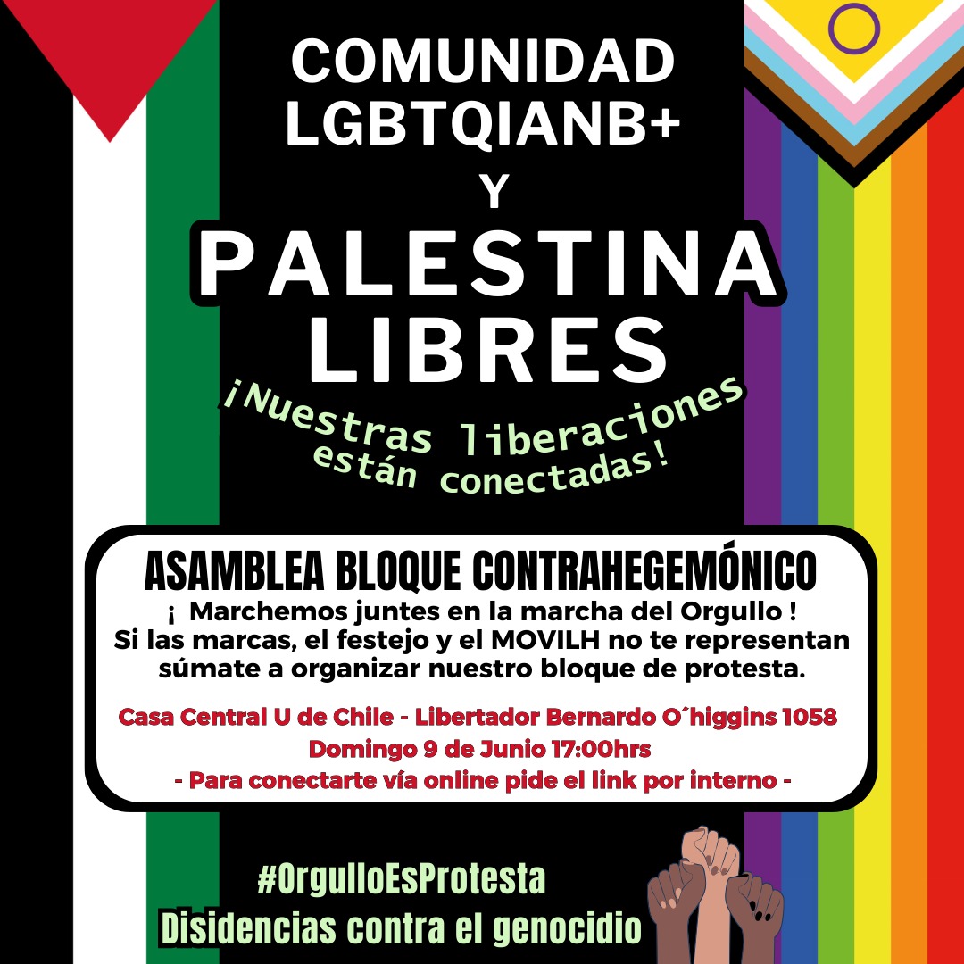  Convocan Asamblea para organizar bloque contrahegemónico en la marcha del orgullo