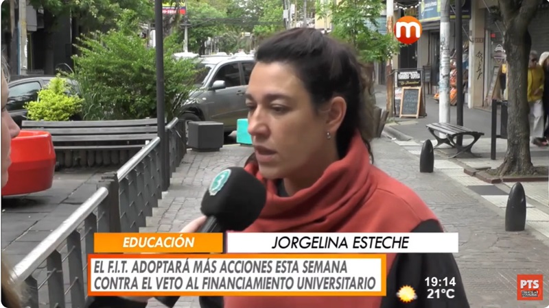 Jorgelina Esteche: “La crisis educativa no sólo es universitaria, es de toda la educación”