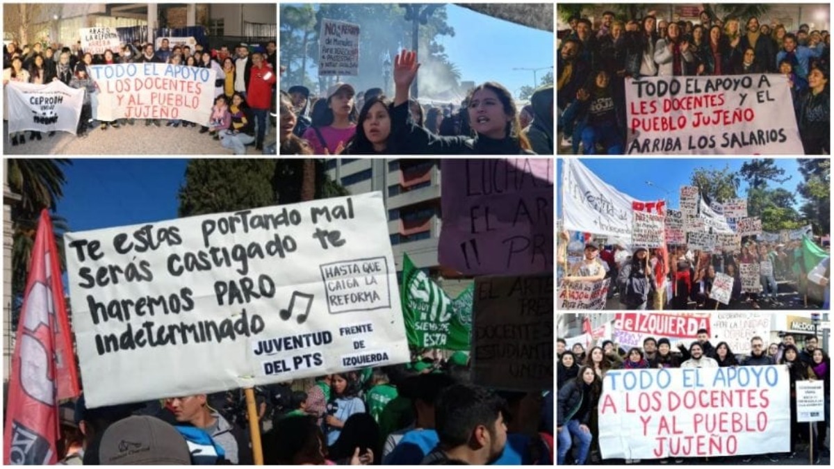 La Juventud del PTS viene impulsando una campaña nacional en apoyo a la lucha del pueblo de Jujuy