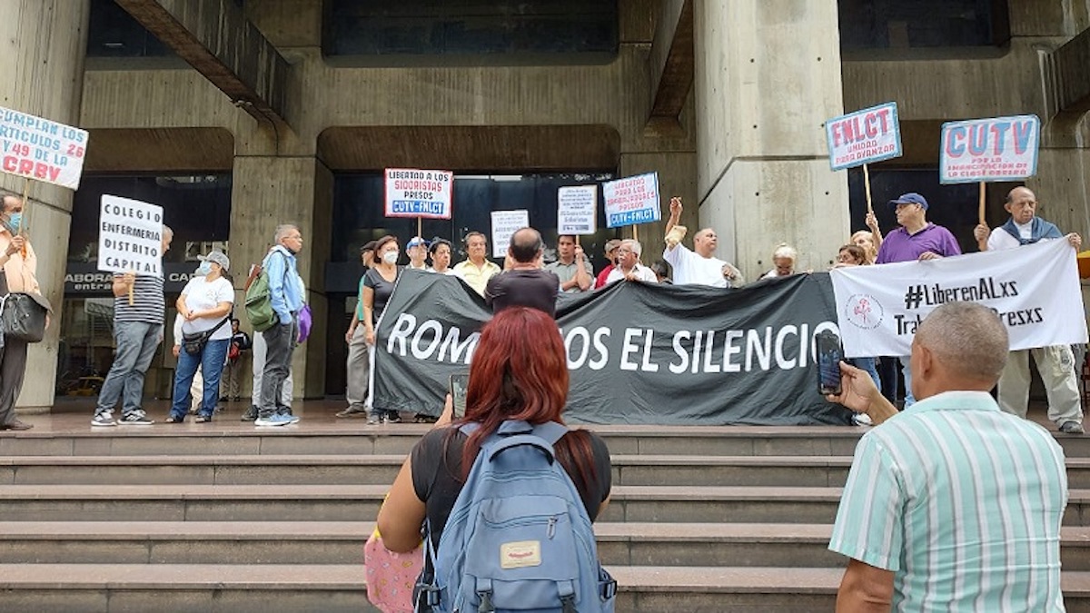 Nueva protesta en Caracas por la libertad de dos obreros de Sidor presos por luchar