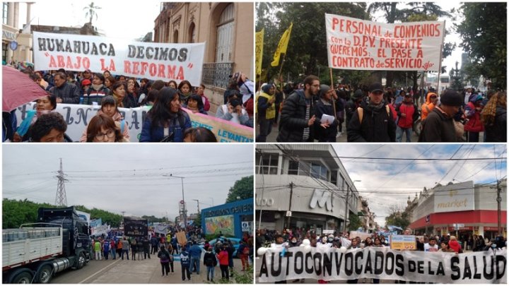 Cátedra de lucha de las maestras de Jujuy