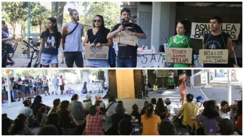 De escuelas, asambleas y solidaridad de clase, más de 400 personas en el festival de Barracas