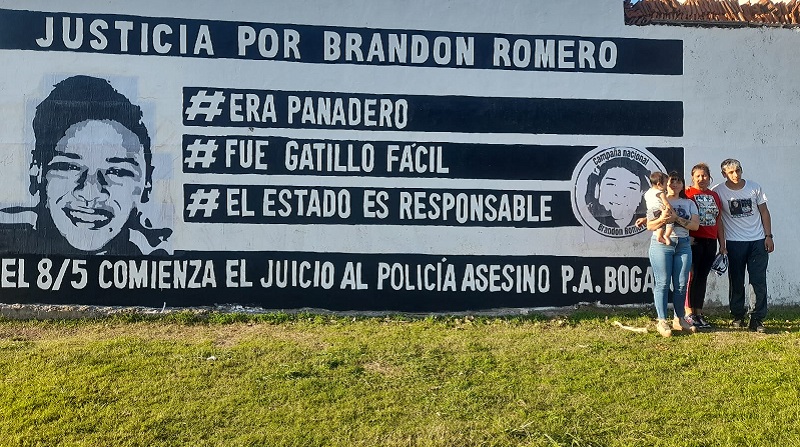 Comienza el juicio contra el policía Pedro Arcángel Bogado por el fusilamiento de Brandon Romero