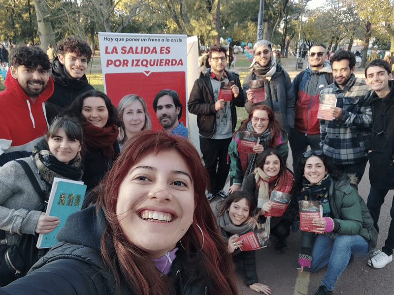 Campaña callejera: "Myriam fue la única que nos vino a apoyar"