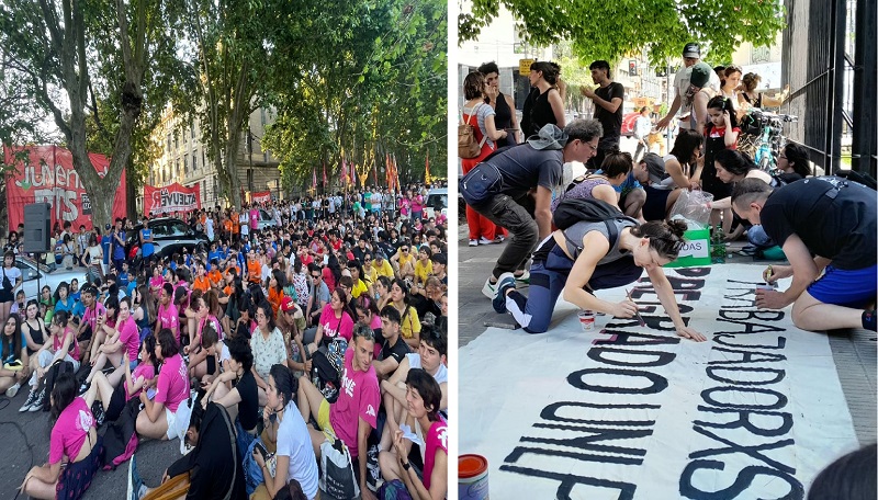 Lucha universitaria: estudiantes y trabajadores activaron el paro