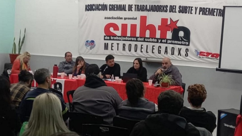 La asamblea de Memoria y Balance del sindicato del subte y un debate en la oposición